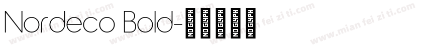Nordeco Bold字体转换